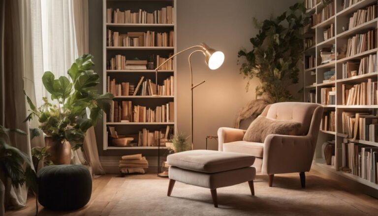 creating a cozy reading nook