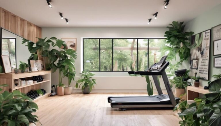 motivating home gym setup
