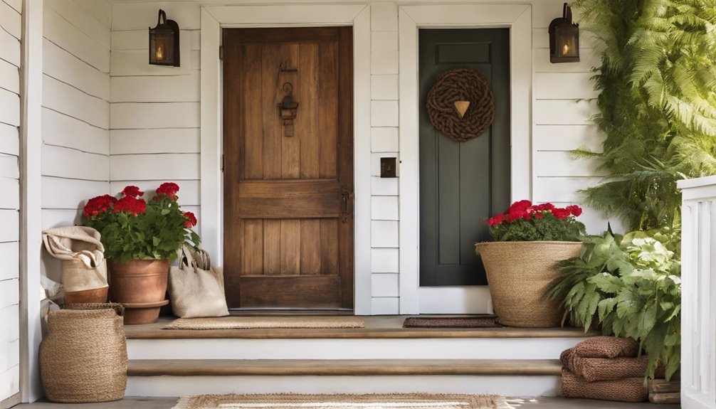 welcoming home entrance design