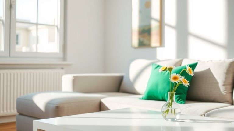 accent with vibrant touches