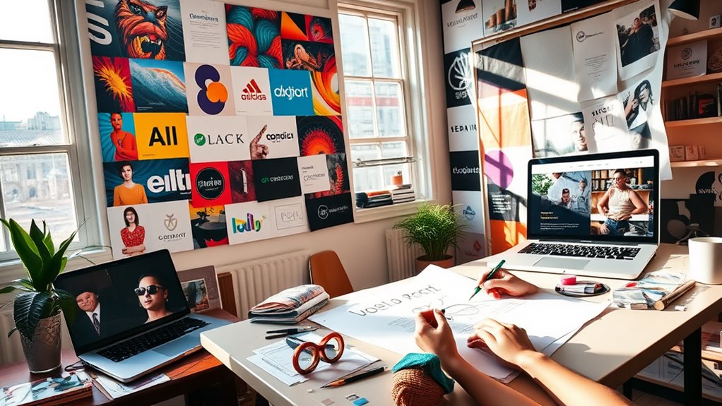 create attention grabbing identity