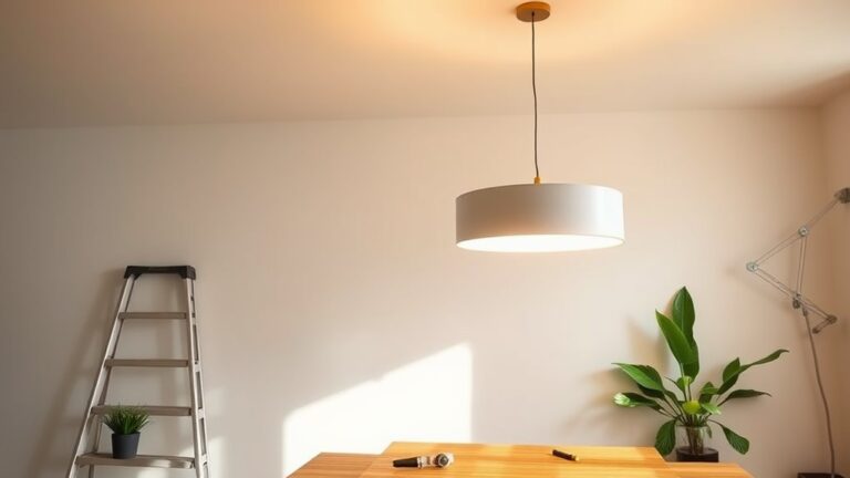install statement light fixture