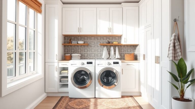 stylish functional laundry space